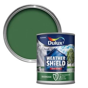 Dulux Weathershield Exterior Buckingham High Gloss Paint 750ml