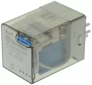 Finder, 48V dc Coil Non-Latching Relay 3PDT, 10A Switching Current Plug In, 3 Pole, 60.13.9.048.0040