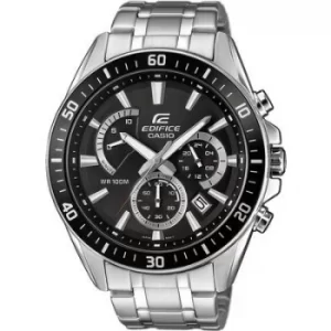Casio Chronograph Wristwatch EFR-552D-1AVUEF (L x W x H) 53 x 47 x 12.3mm Silver Enclosure material=Stainless steel Material (watch strap)=Stainless s