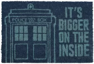 Doctor Who Tardis Door Mat blue light blue