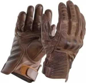 Trilobite Cafe Motorcycle Gloves, brown, Size S, brown, Size S