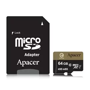 Apacer Ap64Gmcsx10U1-R Microsdxc Uhs-I C10 64GB W/ Adapter