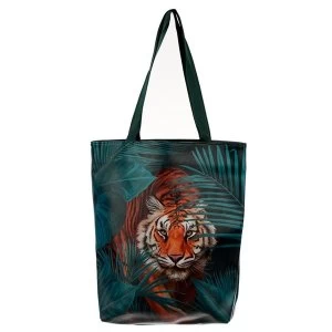 Spots and Stripes Big Cat Tote Shopping Bag