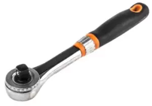 Bahco 1/2 in Ratchet Handle, Square Drive With Ratchet Handle