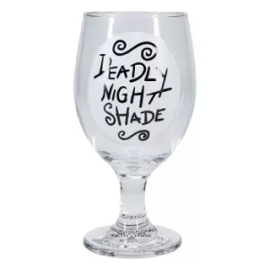 Nightmare Before Christmas Pint Glass Deadly Night Shade