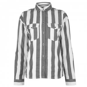 Dr Denim Flow Shirt - Spring Stripe