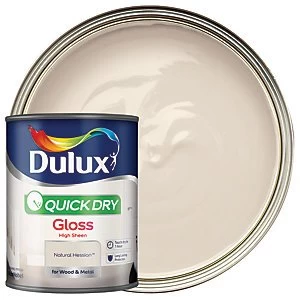 Dulux Quick Dry Natural Hessian Gloss High Sheen Paint 750ml