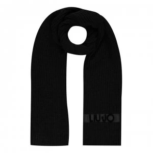 Liu Jo Knitted Scarf - Black 2222