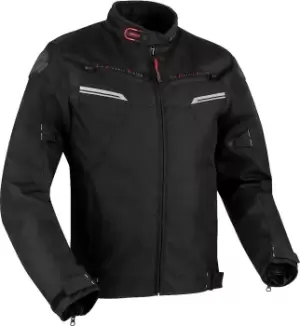 Bering Aspen Motorcycle Textile Jacket, black, Size 2XL, black, Size 2XL