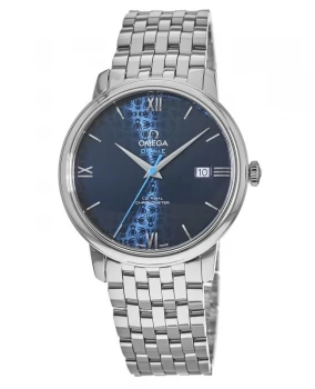Omega De Ville Prestige Co-Axial 39.5mm Orbis Blue Dial Automatic Mens Watch 424.10.40.20.03.003 424.10.40.20.03.003