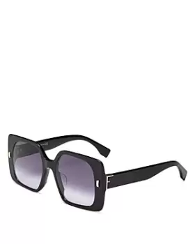 Fendi Square Sunglasses, 53mm