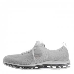 Skechers Air Element Trainers Ladies - White/Silver