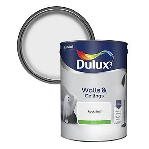 Dulux Walls & Ceilings Rock Salt Silk Emulsion Paint 5L