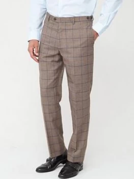 Skopes Tailored Welburn Trousers - Brown Check