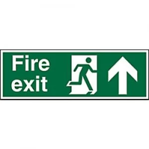 Fire Exit Sign with Up Arrow Vinyl 15 x 45 cm