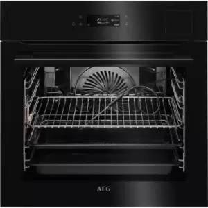 AEG SteamPro BSK792380B Built In Electric Single Oven with added Steam Function - Black - A++ Rated