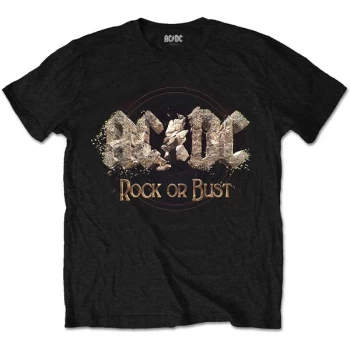 AC/DC - Rock or Bust Unisex X-Large T-Shirt - Black