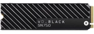 Western Digital 500GB WD_BLACK SN750 NVMe M.2 SSD Drive with Heatsink