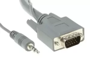 Roline Phono, VGA to Phono, VGA cable, Male to Male, 3m