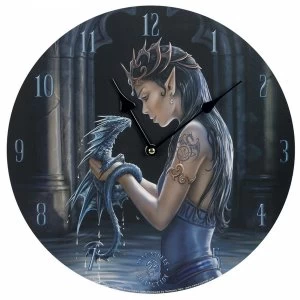 Anne Stokes Water Dragon 34cm Clock