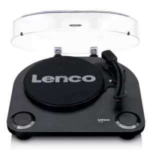 Lenco LS-40BK Turntable with Built-in Speakers - Black