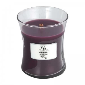 WoodWick Dark Poppy Medium Jar Candle 275g