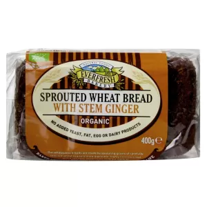 Everfresh Sprouted Stem Ginger Bread 400g