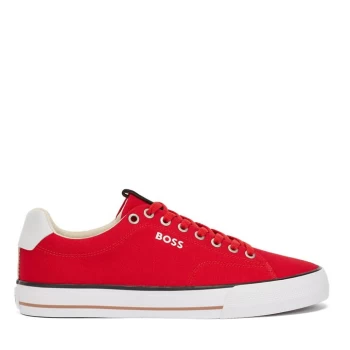 Boss Aiden Tenn Canvas Trainers - Red