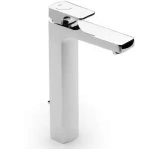 Roca - L90 Cold Start High Neck Basin Mixer Tap with Pop Up Waste - Chrome