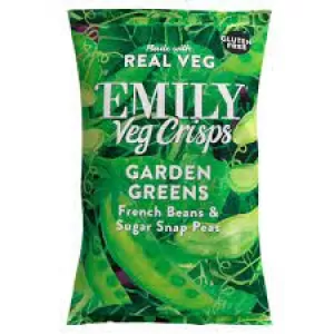 Emily Snacks Garden Greens Veg Crisps 23g (12 minimum)