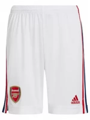 adidas Arsenal Junior 20/21 Home Short, White, Size 15-16 Years