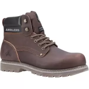 Amblers Dorking Mens Casual Leather Boot / Mens Boots / Mens Boots (12 UK) (Brown Crazy Horse)
