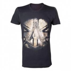 Assassins Creed Syndicate Bronze Crest X-Large Black T-Shirt