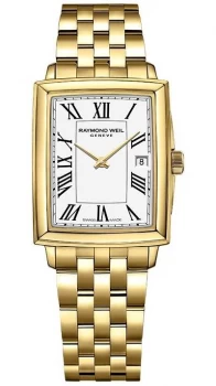 Raymond Weil Womens Toccata Yellow Gold PVD Bracelet Watch