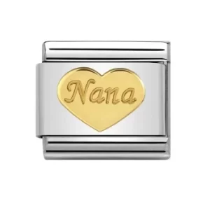 Nomination CLASSIC Gold Symbols Nana Heart Charm 030162/43