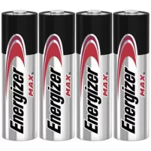 Energizer Max AA 4 Pack 1.5V Alkaline Batteries - wilko