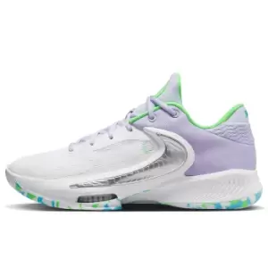 Nike Zoom Freak 4 The Decision, White/Oxygen Purple-Black-Stadium Green, size: 7, Male, Basketball Performance, DJ6149-101