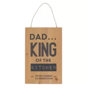 30cm King of the Kitchen Wooden Hanging Sign