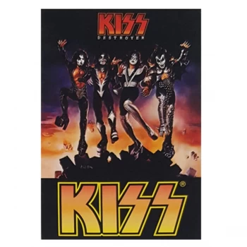 KISS - Destroyer Postcard