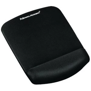 Fellowes Plushtouch Mousepad Wrist Support Black 9252003