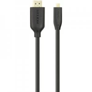 Belkin HDMI Cable [1x HDMI plug - 1x HDMI socket D Micro] 3m Black