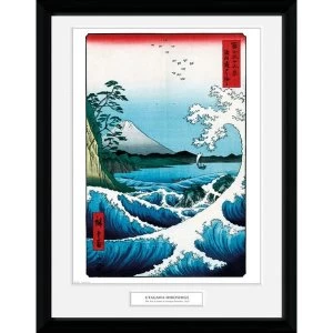 Utagawa Hiroshige - The Sea At Satta 12" x 16" Collector Print
