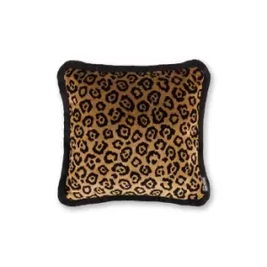 Paloma Faith Velvet Leopard Cushion