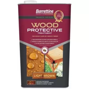 Barrettine - Nourish & Protect Wood Protective Treatment Light Brown 5L