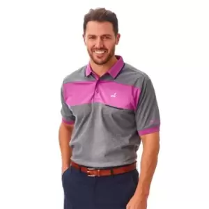 Under Par Golf Polo Mens - Purple