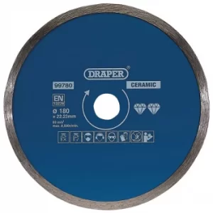 Draper 99780 Continuous Diamond Blade (180mm)