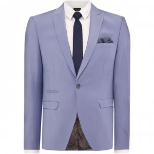 Label Lab Fleetwood Skinny Fit Suit Jacket - Blue