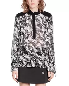 The Kooples Messy Butterfly Blouse