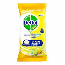 Dettol Citrus Multipurpose 105 Wipes - wilko