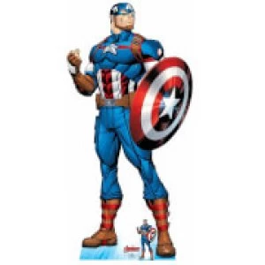 The Avengers Captain America Oversized Cardboard Cut Out